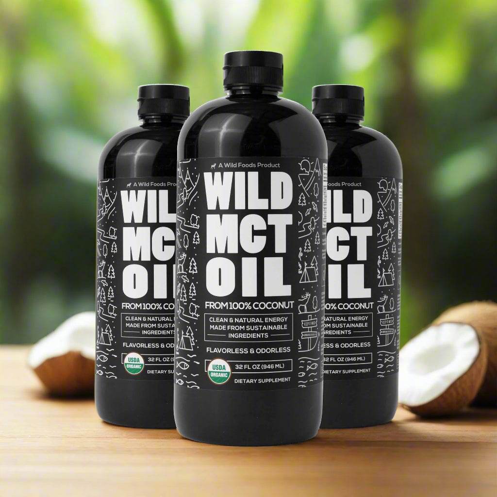 Organic Wild MCT Oil, 63 servings - From 100% Coconuts - My American Goods