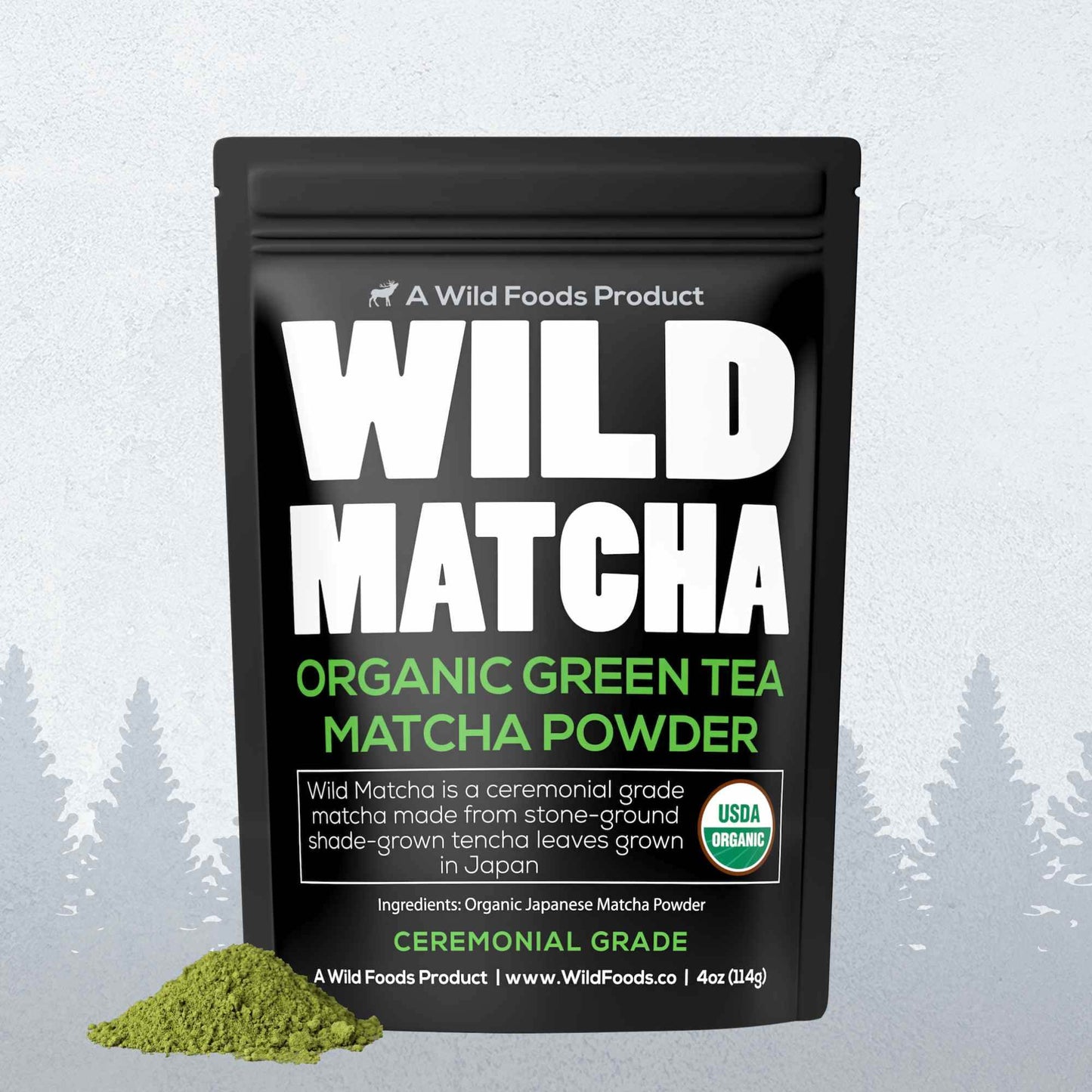 Matcha, 114 servings - Ceremonial Grade, Sustained Energy and Mood Enhancer - My American Goods