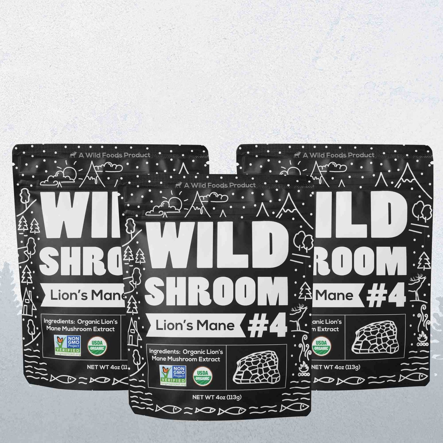 Lion's Mane Mushroom Extract, 78 Servings - Natural Support for Well-being - My American Goods