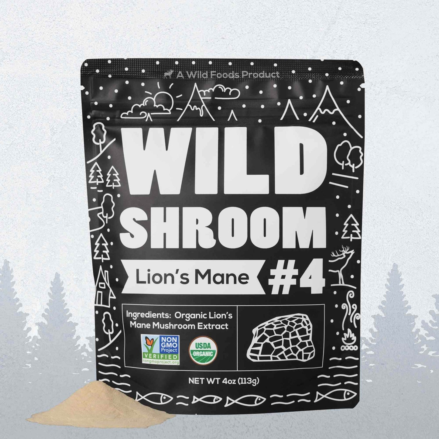 Lion's Mane Mushroom Extract, 78 Servings - Natural Support for Well-being - My American Goods