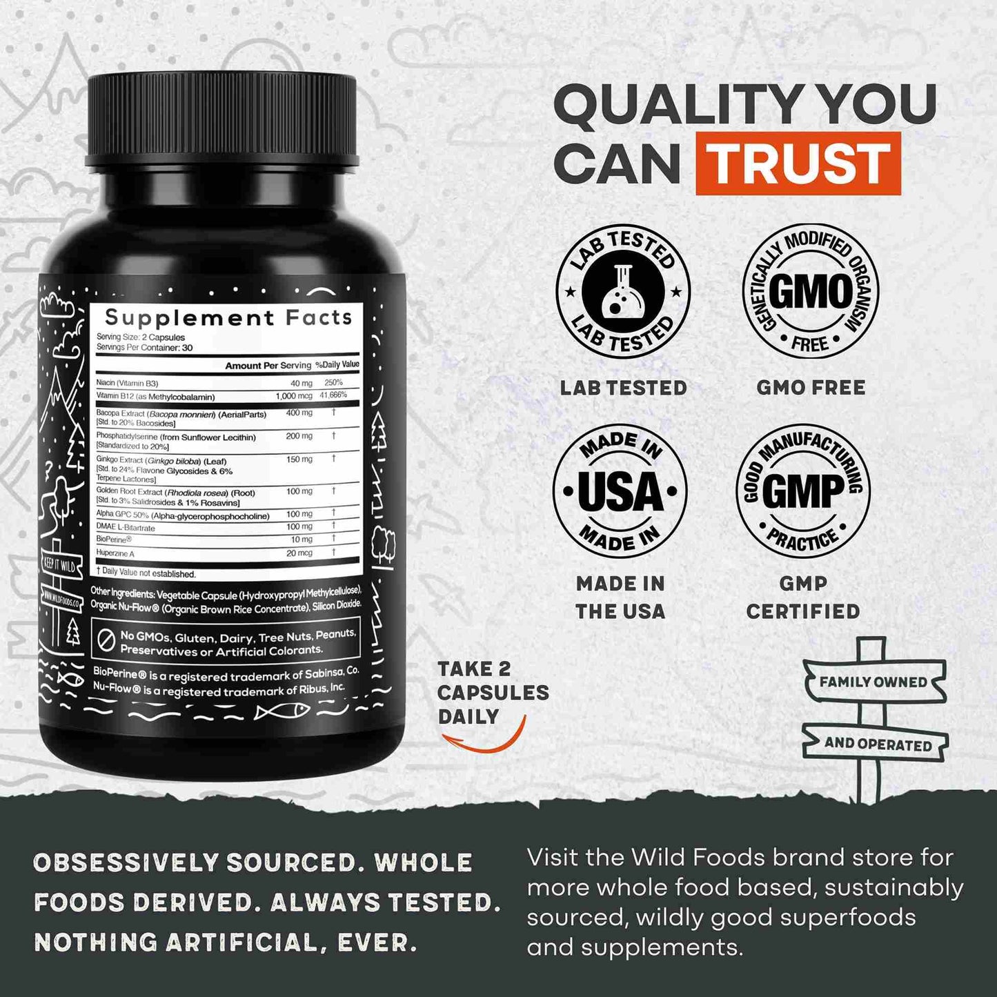 Focus Nootropic Blend | 30 Servings - My American Goods