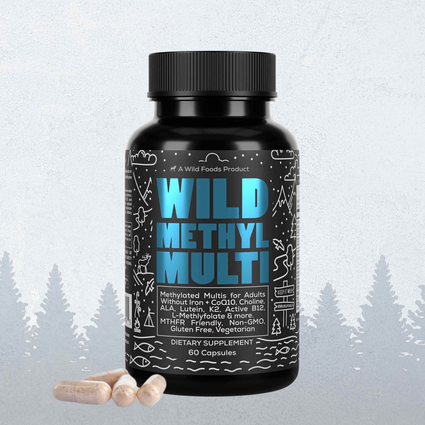 Wild Foods Methyl Multi: High-Quality Methylated Multivitamin - My American Goods