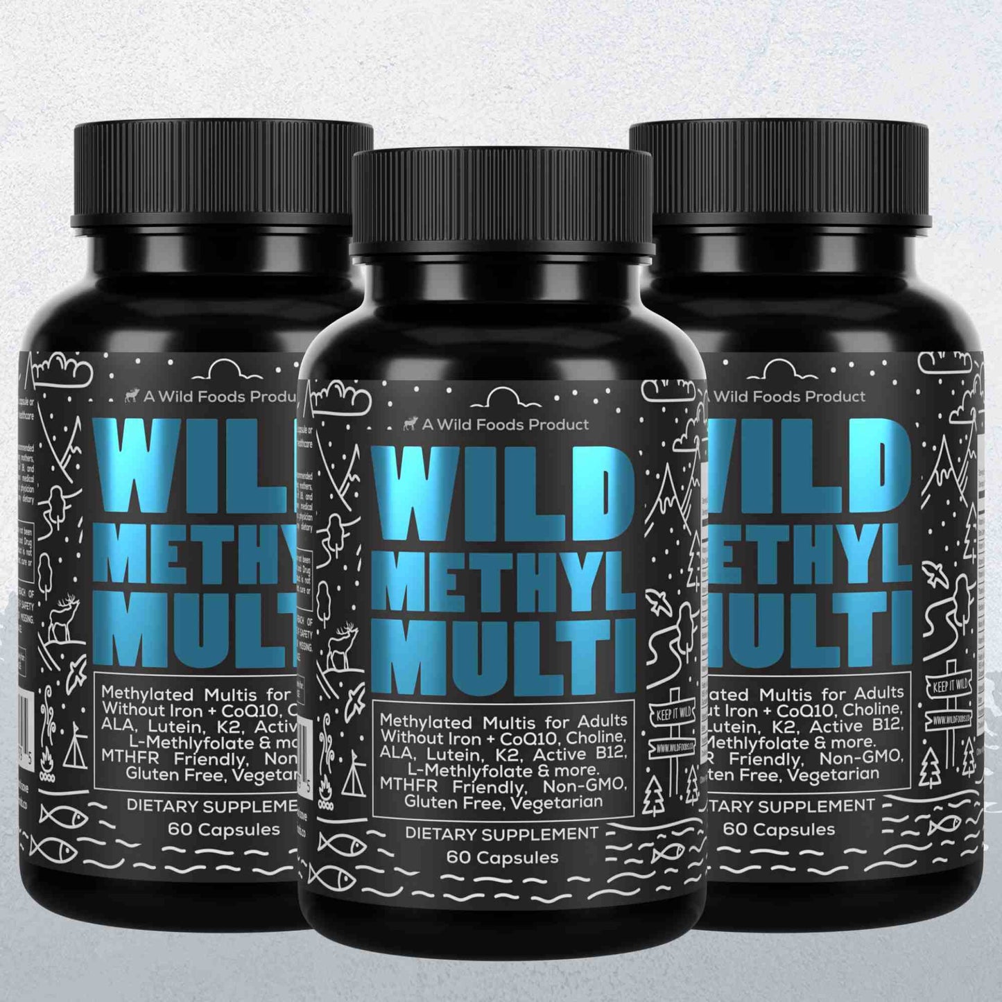 Wild Foods Methyl Multi: High-Quality Methylated Multivitamin - My American Goods