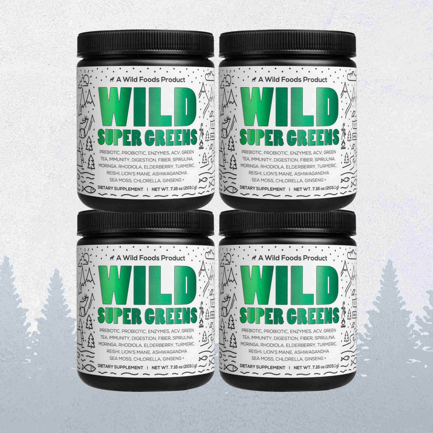Super Greens, 30 servings – Nutrient-Dense Superfood Greens for Immunity - My American Goods