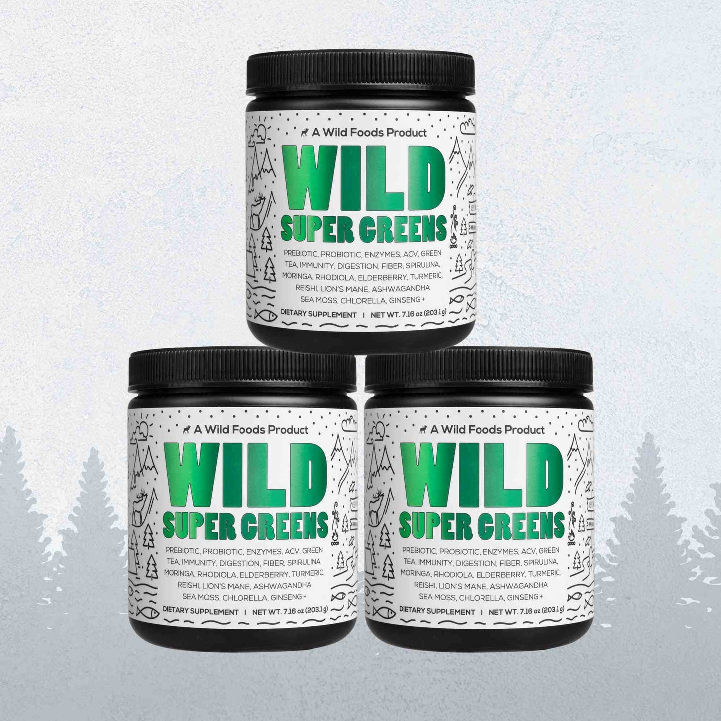 Super Greens, 30 servings – Nutrient-Dense Superfood Greens for Immunity - My American Goods