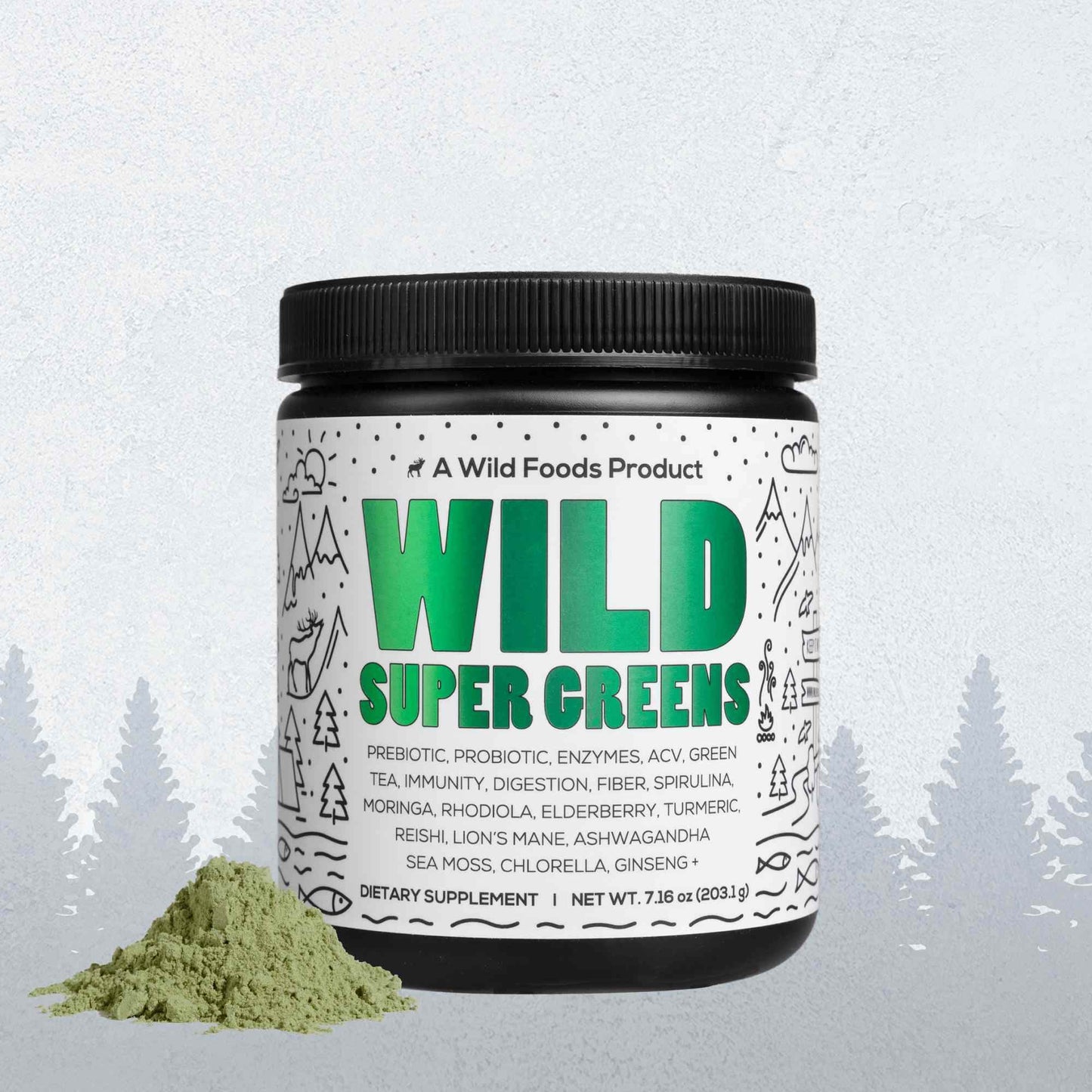 Super Greens, 30 servings – Nutrient-Dense Superfood Greens for Immunity - My American Goods