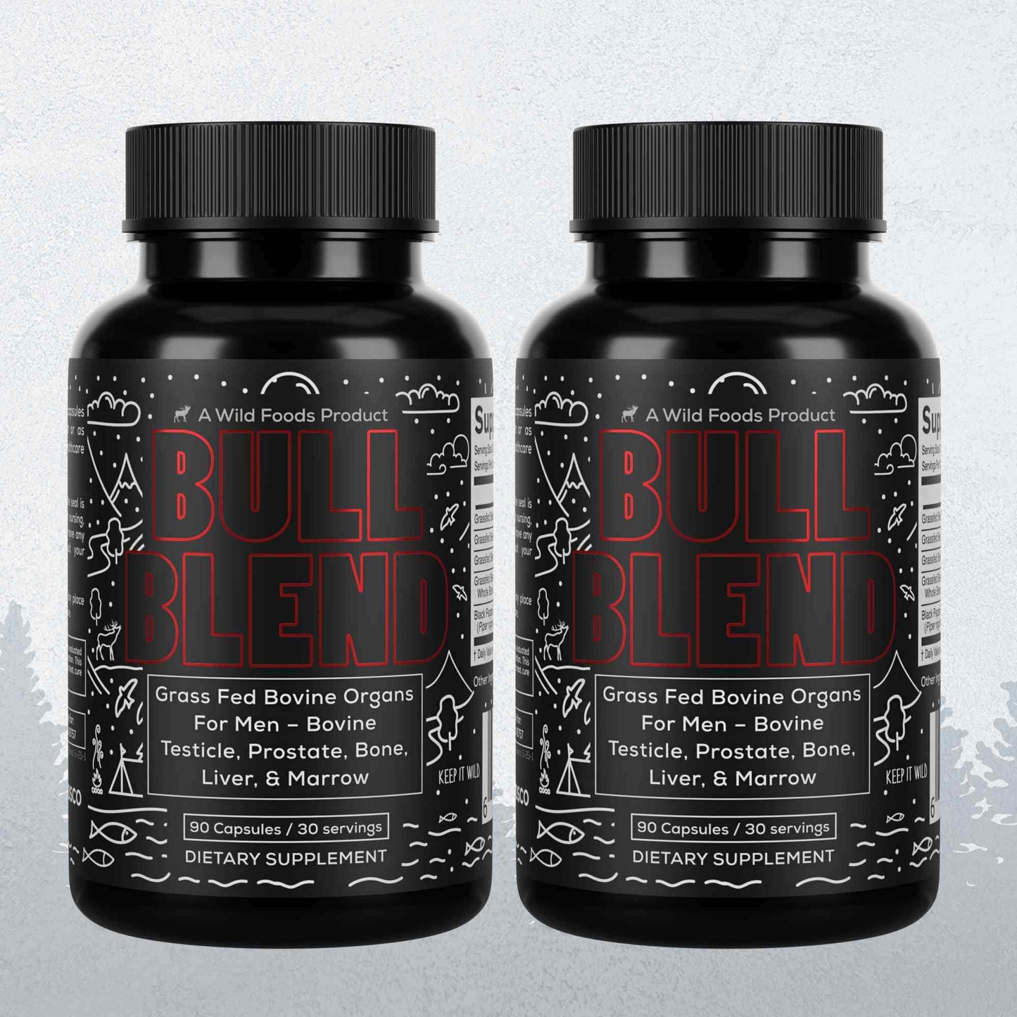Bull Blend, 30 servings – Natural Male Hormone & Energy Support - My American Goods