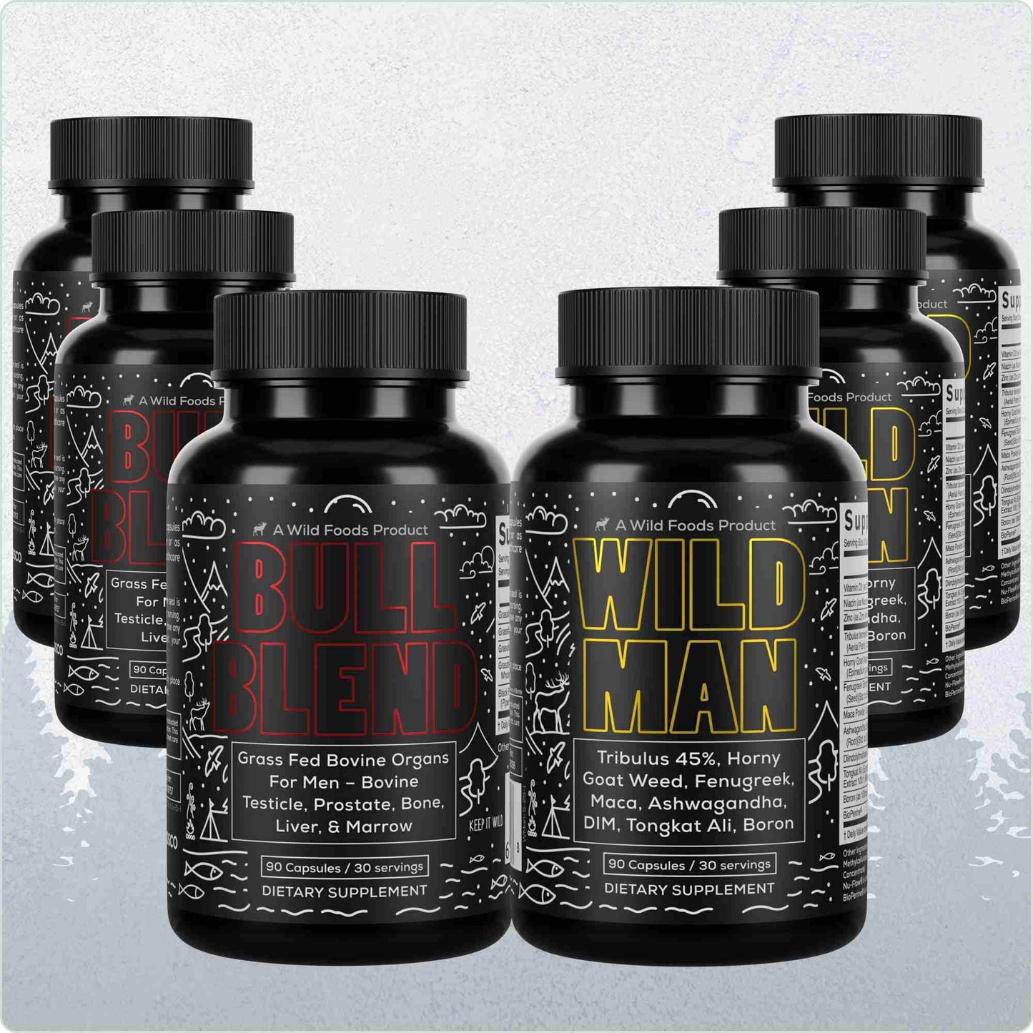 Wild Man Herbal Stack – Male Hormone Balance & Performance - My American Goods