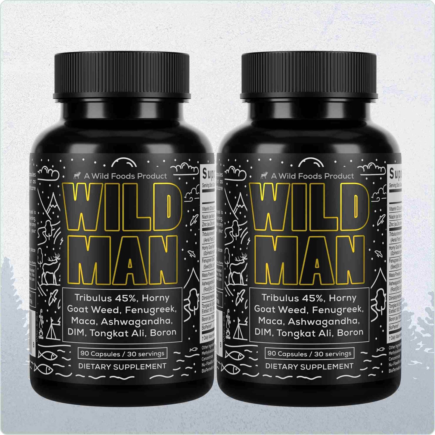 Wild Man Herbal Stack – Male Hormone Balance & Performance - My American Goods