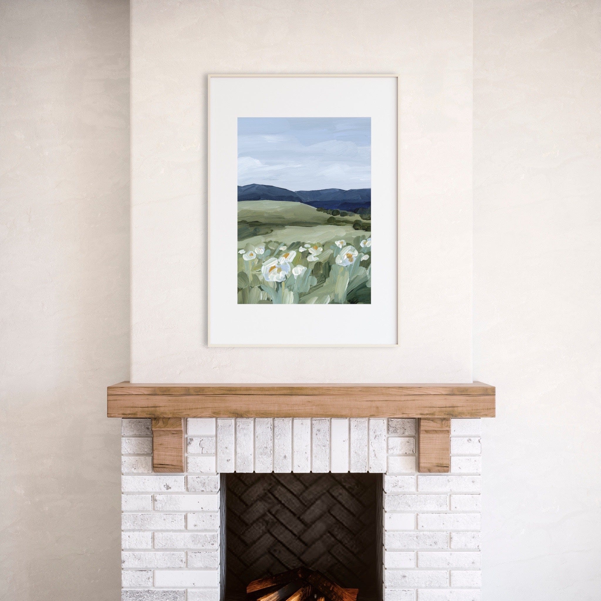 Katie Garrison Art Print "Wild Poppies" Art Print