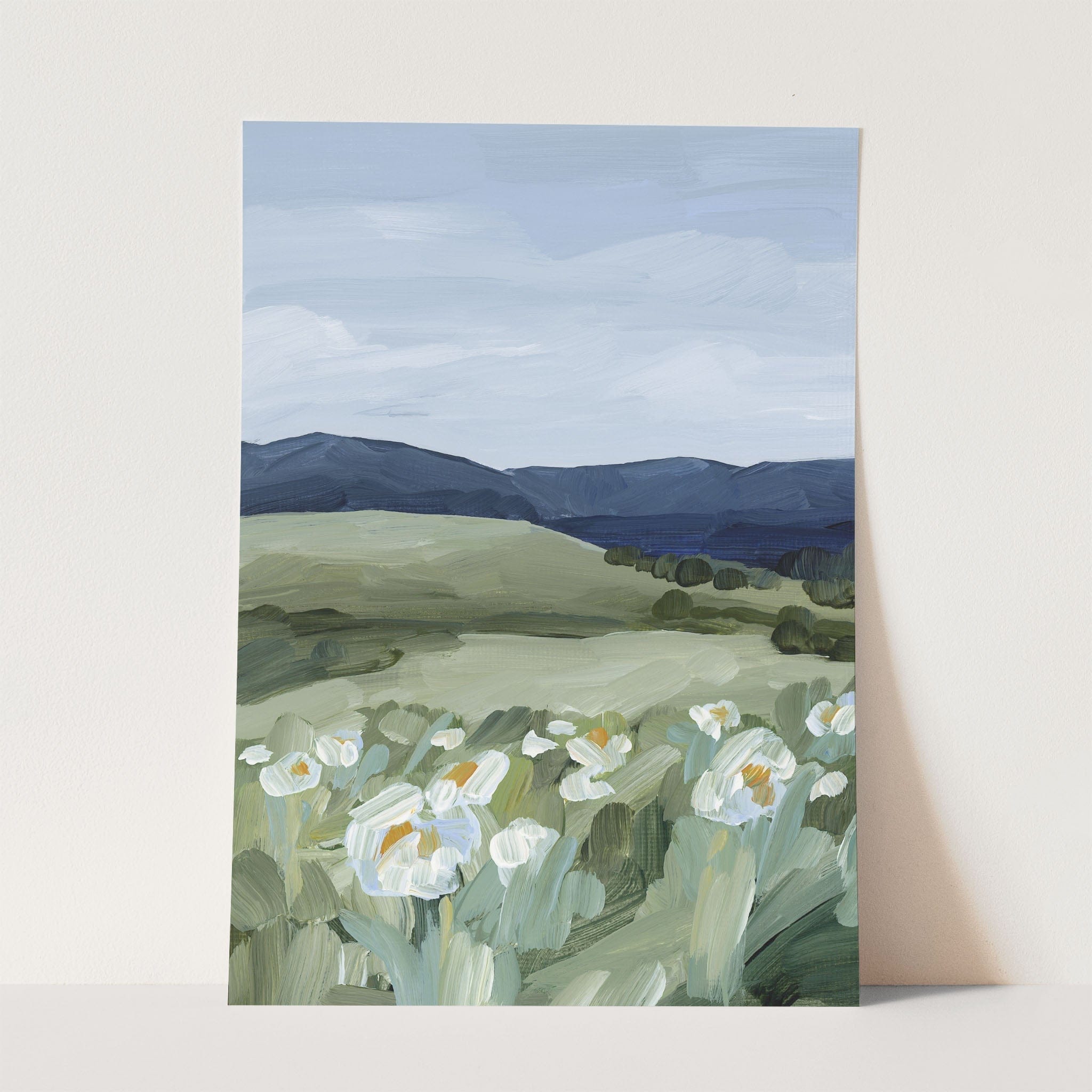 Katie Garrison Art Print Paper Print / 5x7 in / No Frame "Wild Poppies" Art Print