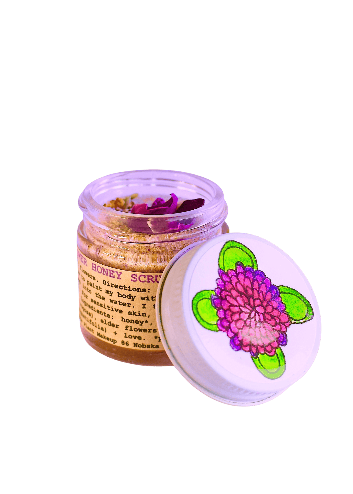 plant makeup Wild Flower Honey Scrub