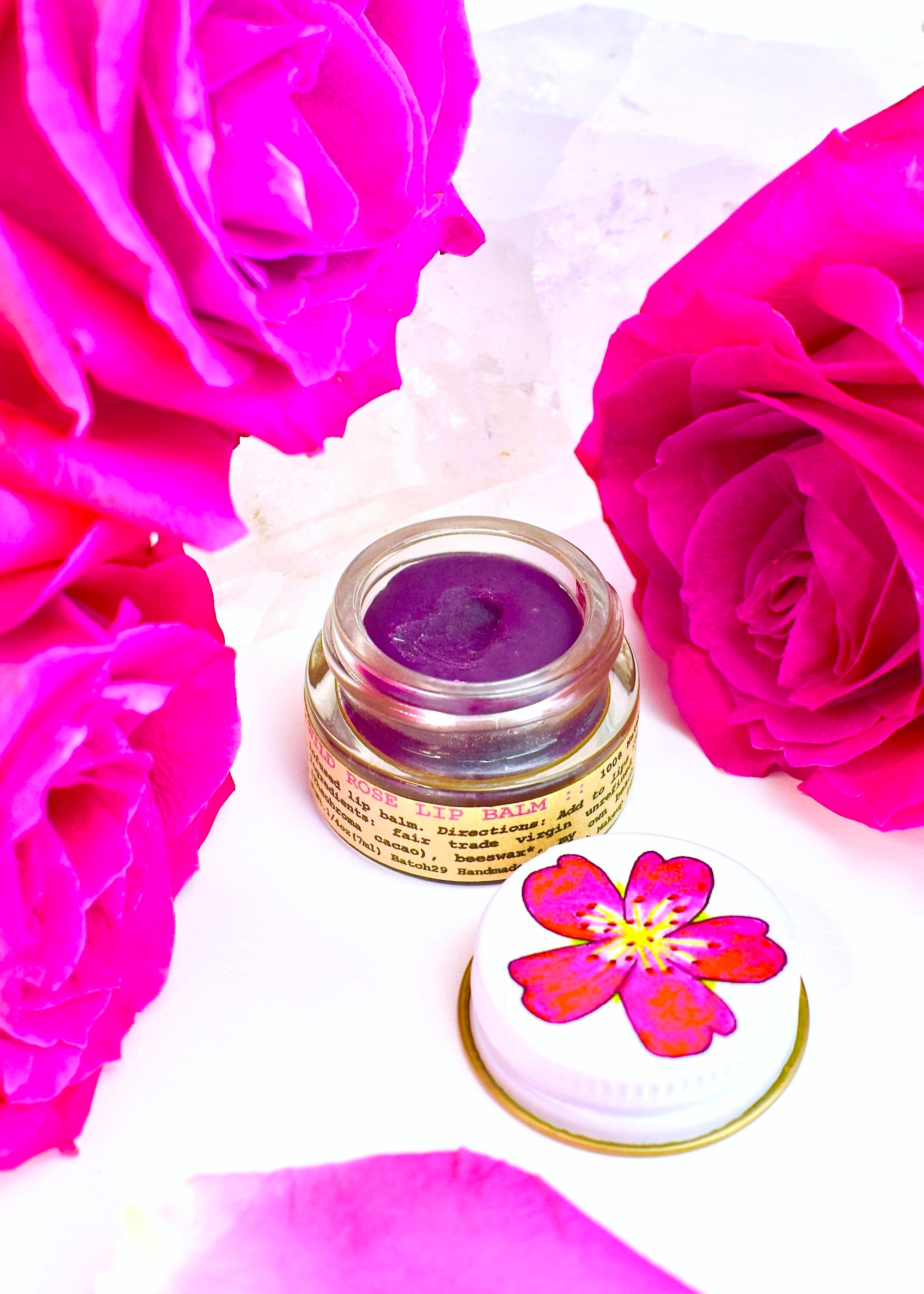 plant makeup Wild Rose Lip Balm