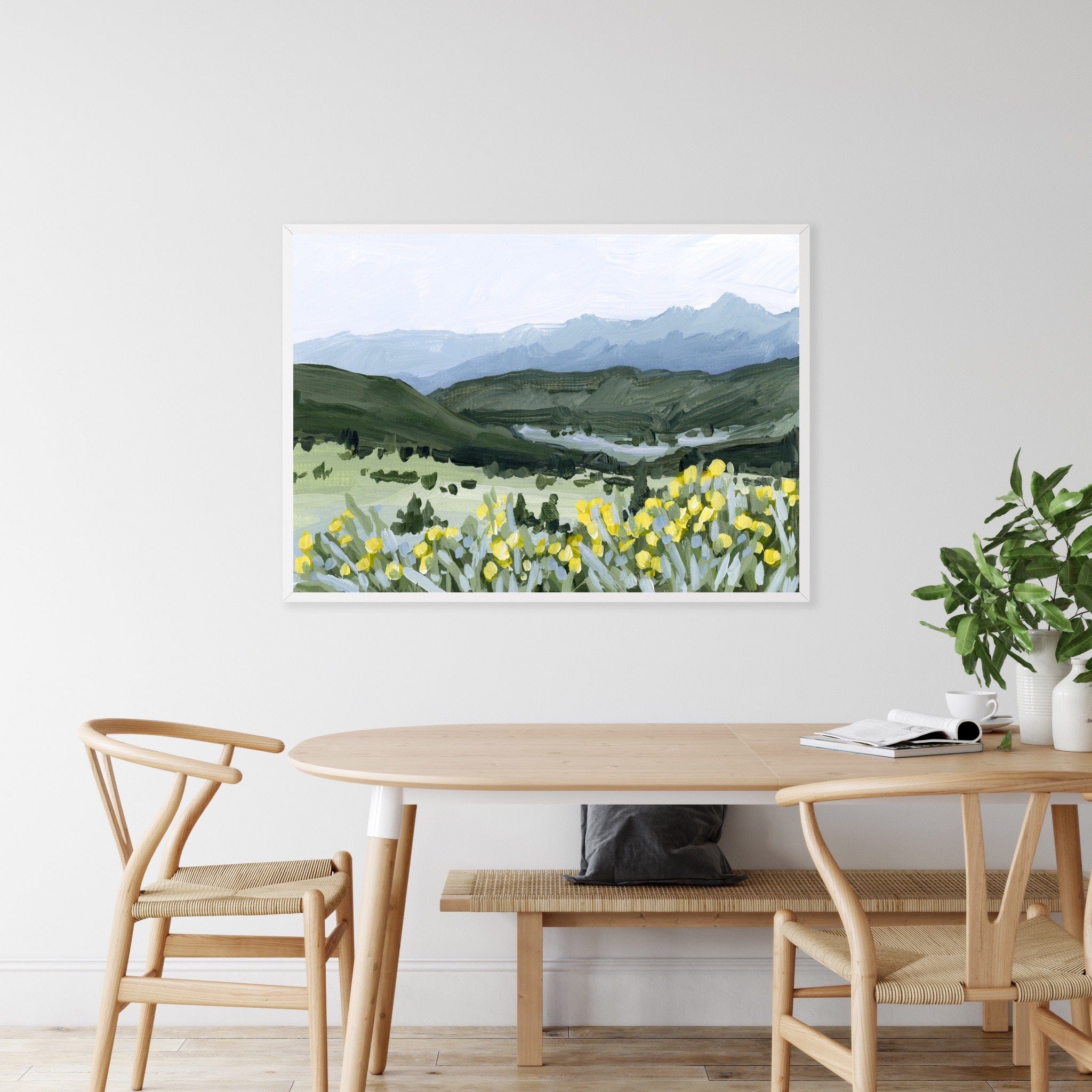 Katie Garrison Art Print "Wildflower Hike" Art Print