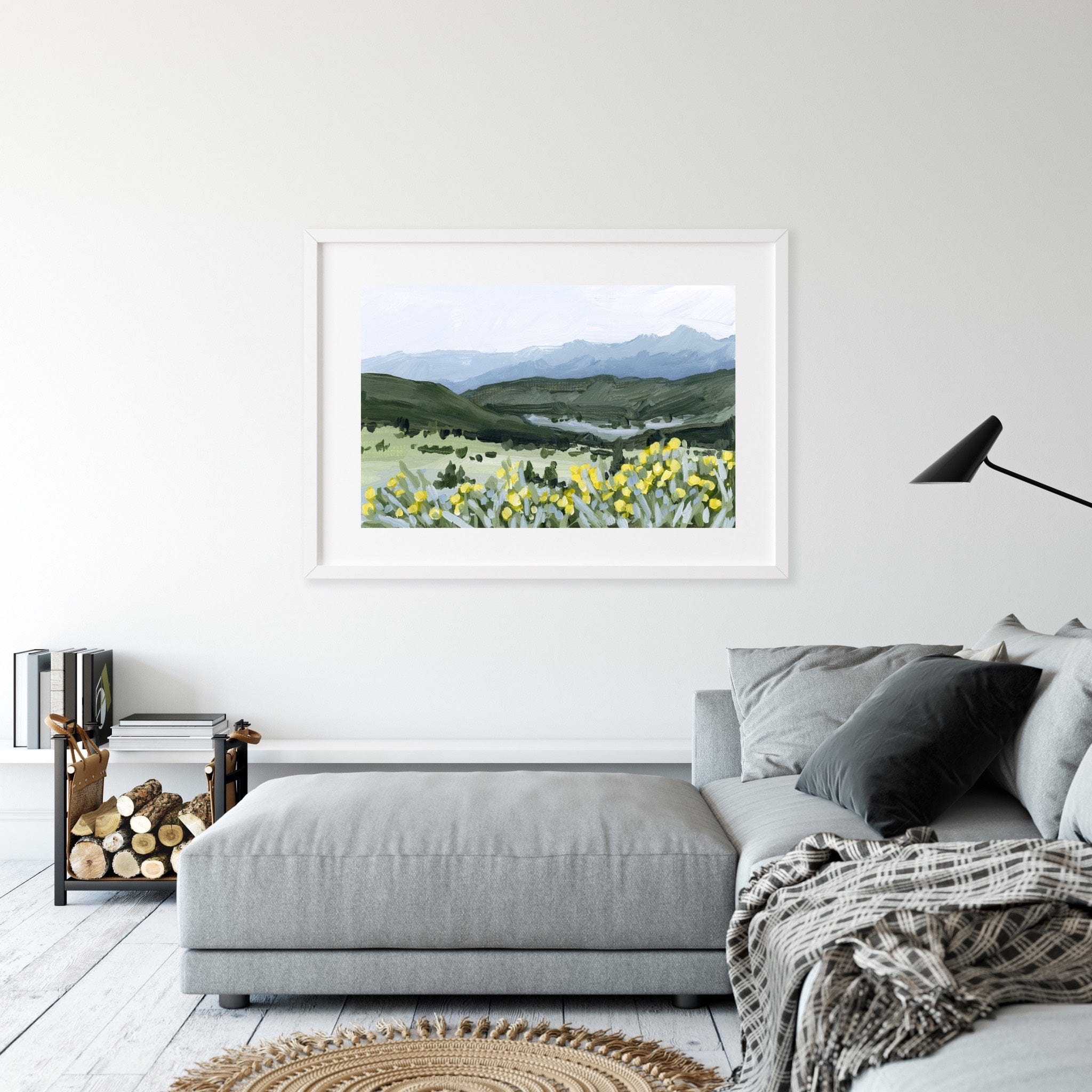Katie Garrison Art Print "Wildflower Hike" Art Print