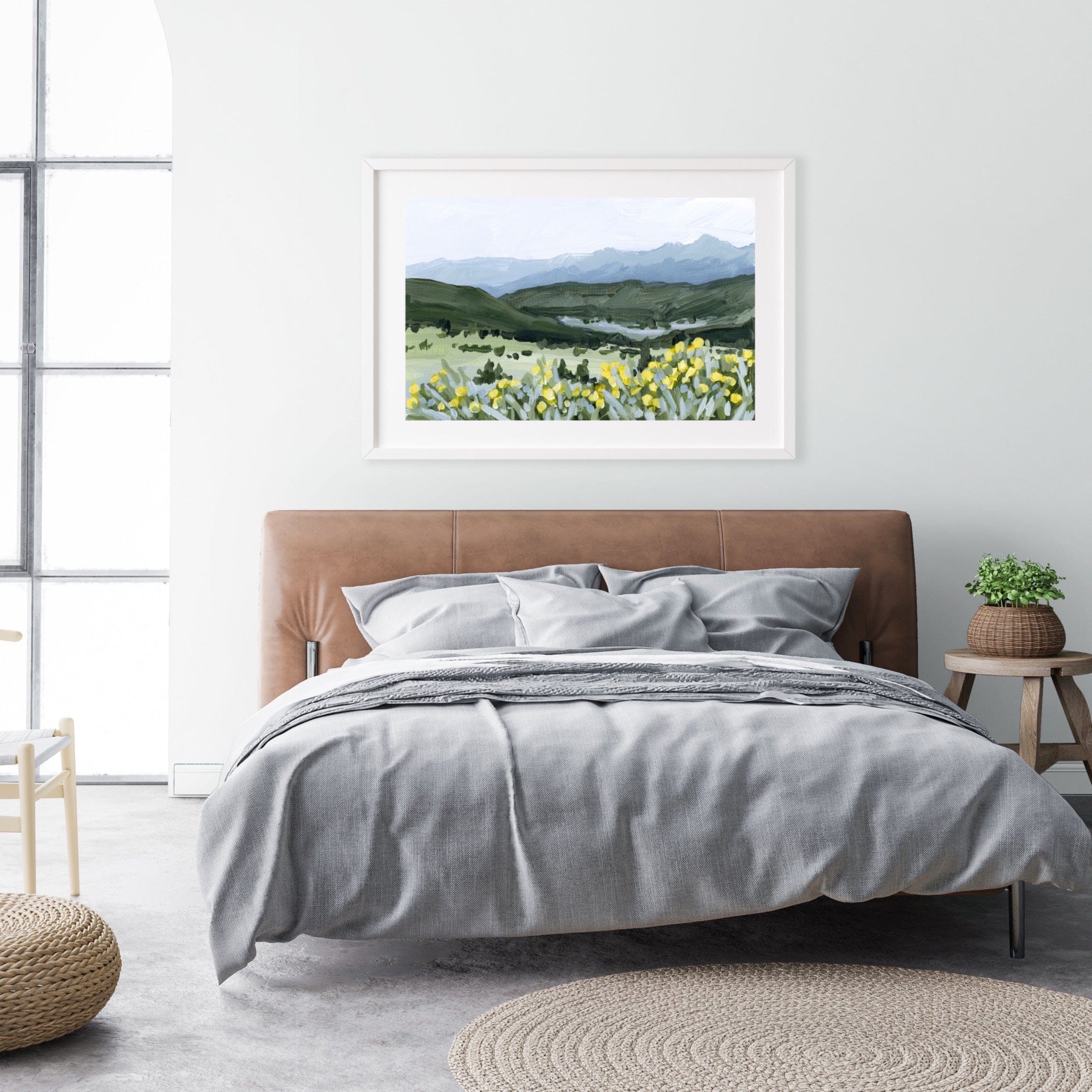 Katie Garrison Art Print "Wildflower Hike" Art Print
