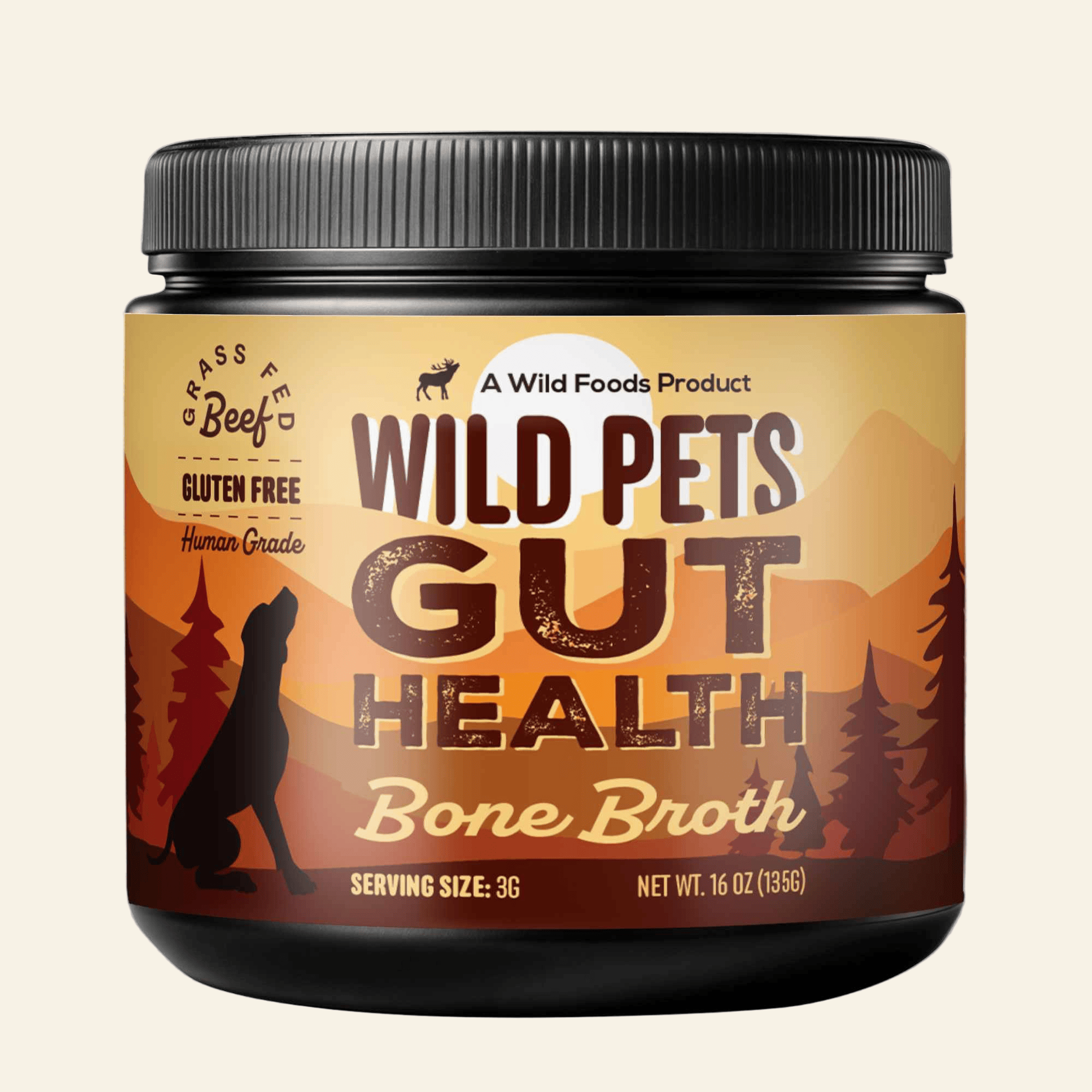 For Dogs | Bone Broth Powder - Canine Gut & Immune Support - My American Goods