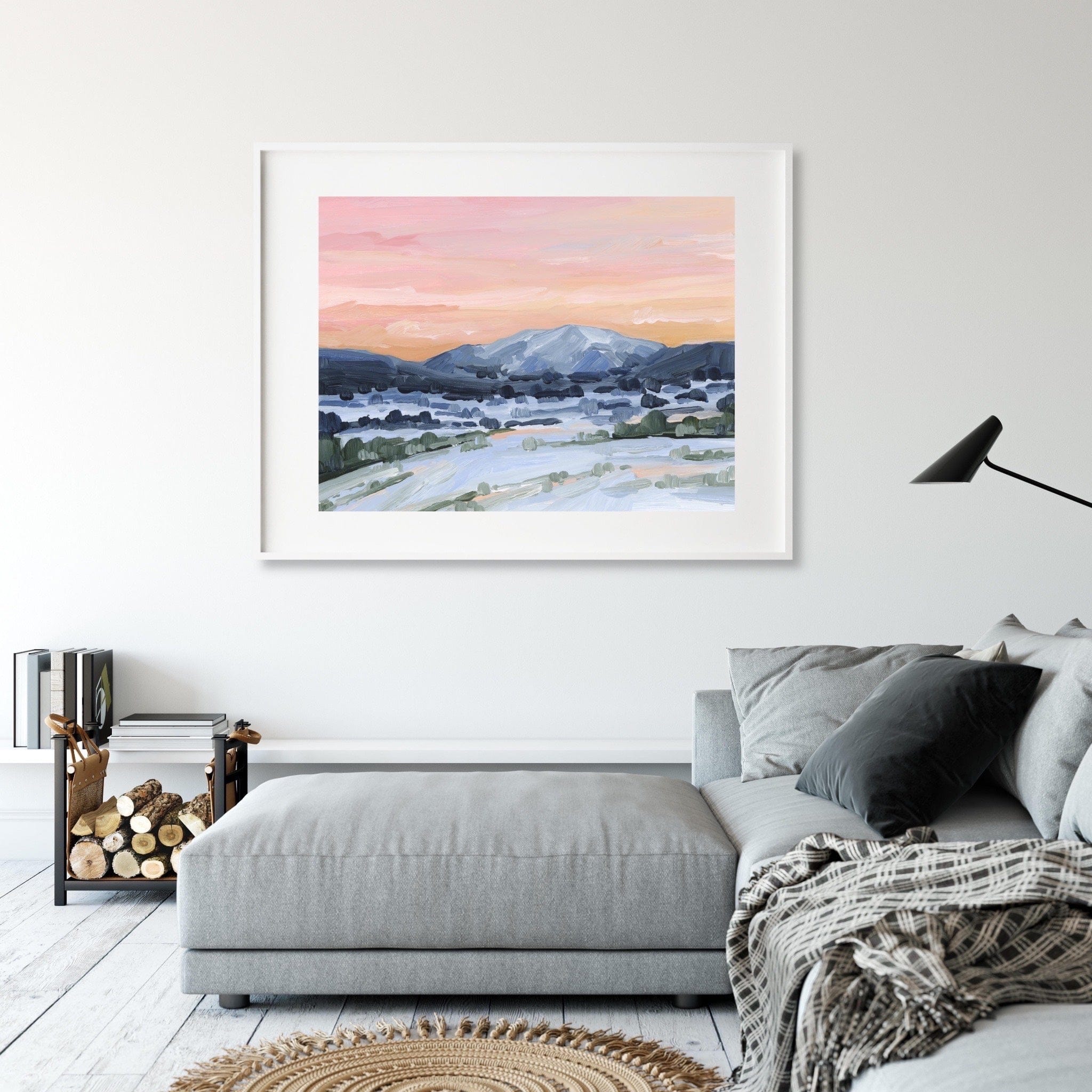 Katie Garrison Art Print "Winter Sky" Art Print