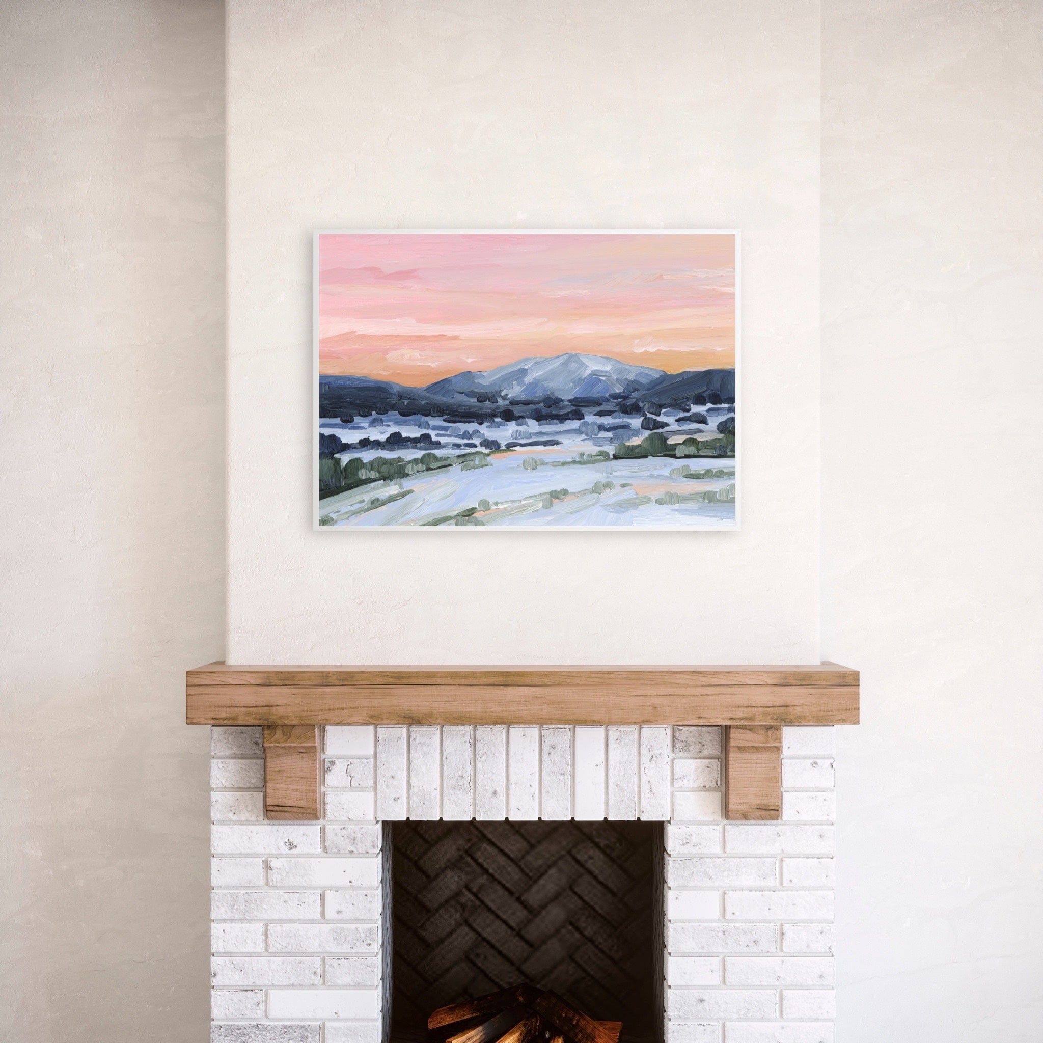 Katie Garrison Art Print "Winter Sky" Art Print