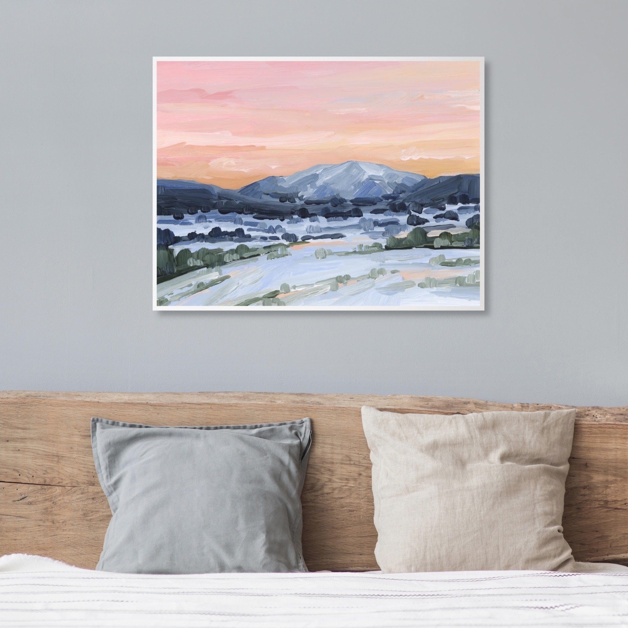Katie Garrison Art Print "Winter Sky" Art Print