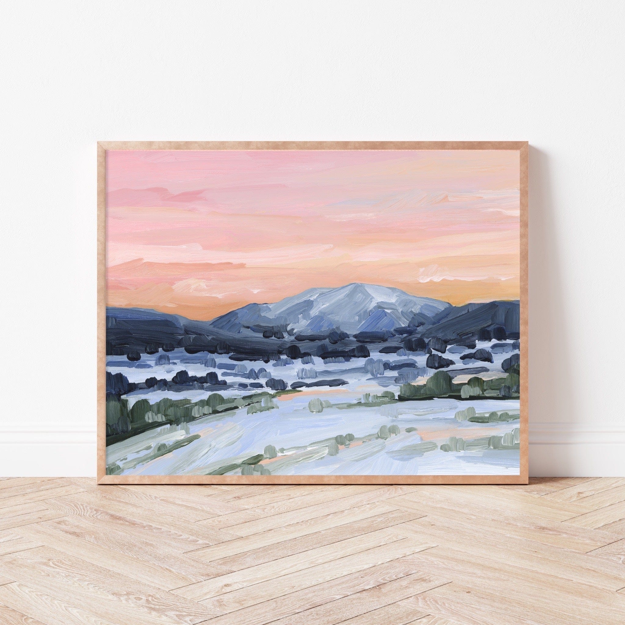 Katie Garrison Art Print "Winter Sky" Art Print