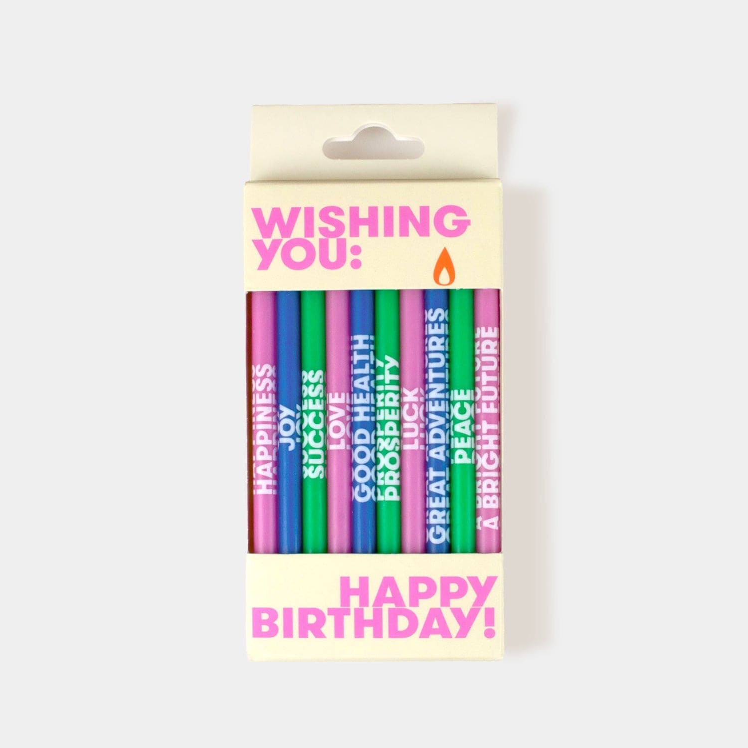 Wishing You: Birthday Candles - Multi-Color - My American Goods