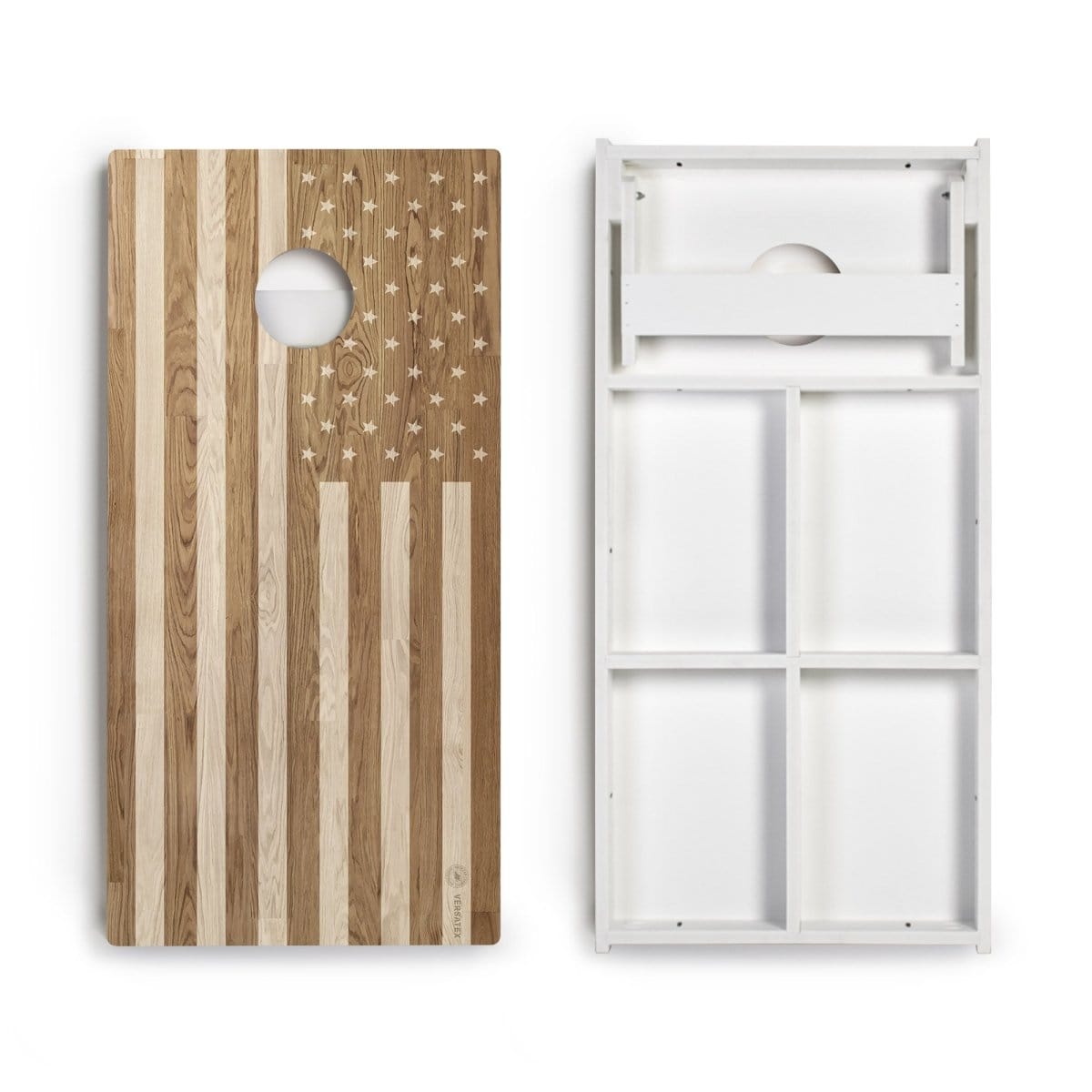 American Cornhole Association Versatex All-Weather Cornhole Boards Wood American Flag Versatex All-Weather Cornhole Boards