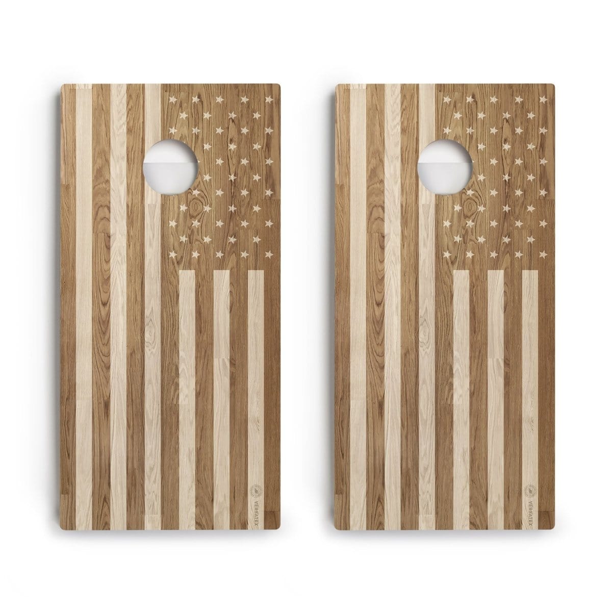 American Cornhole Association Versatex All-Weather Cornhole Boards Wood American Flag Versatex All-Weather Cornhole Boards