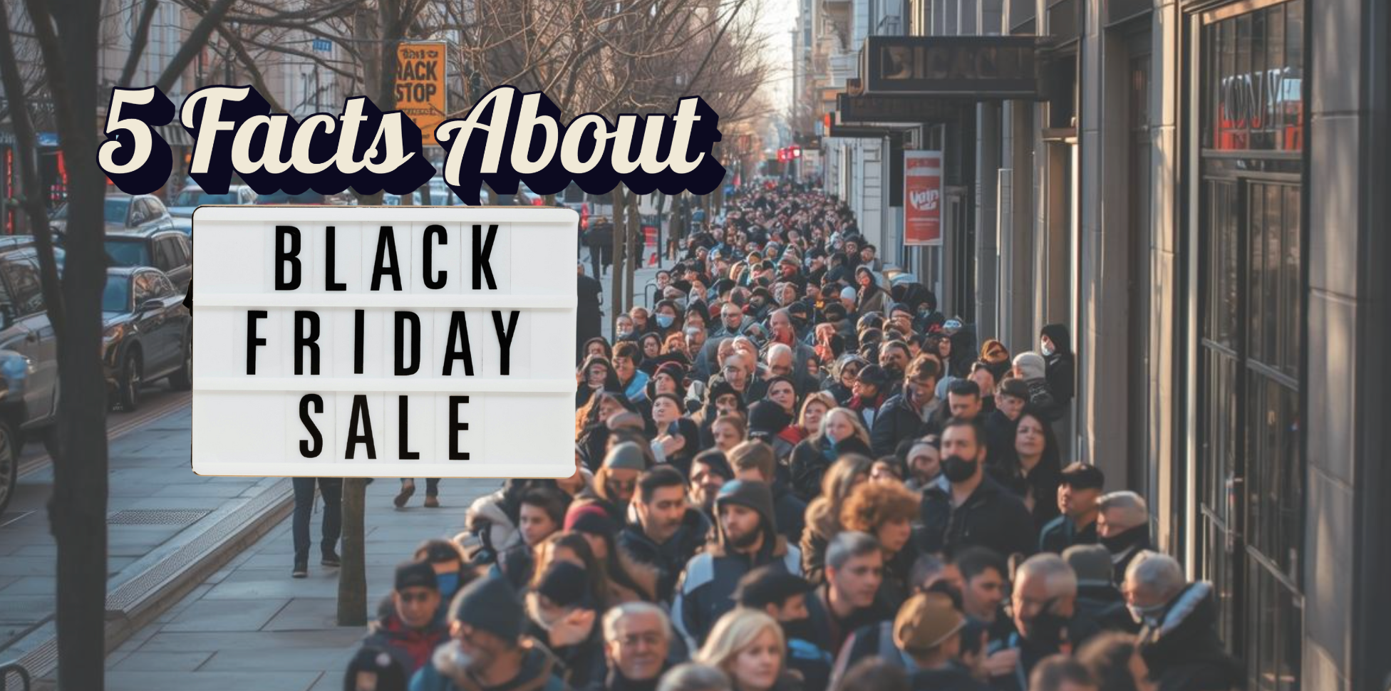 5 facts about black friday and crowds of people in line