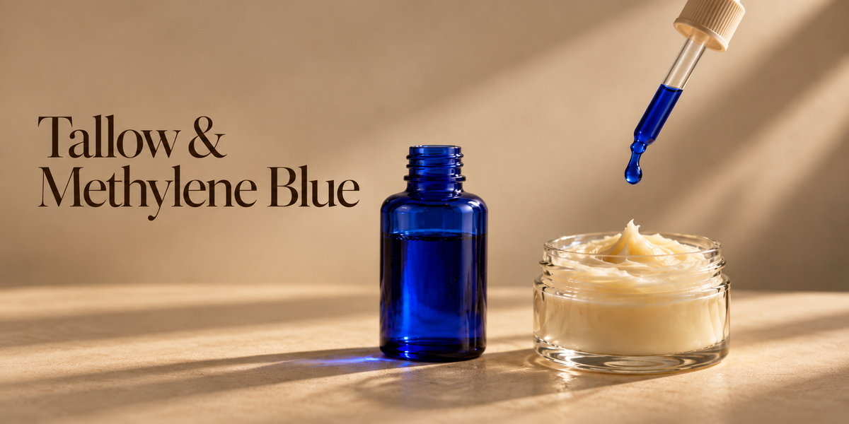 Tallow and methylene blue professional shot