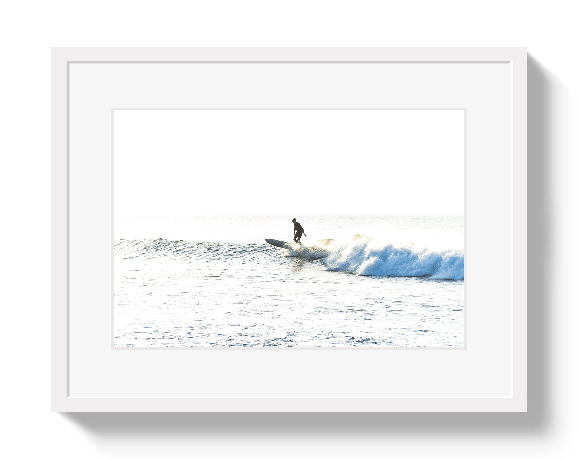 Johnny Vacay White / 11x14 / Matte Soul Surfer