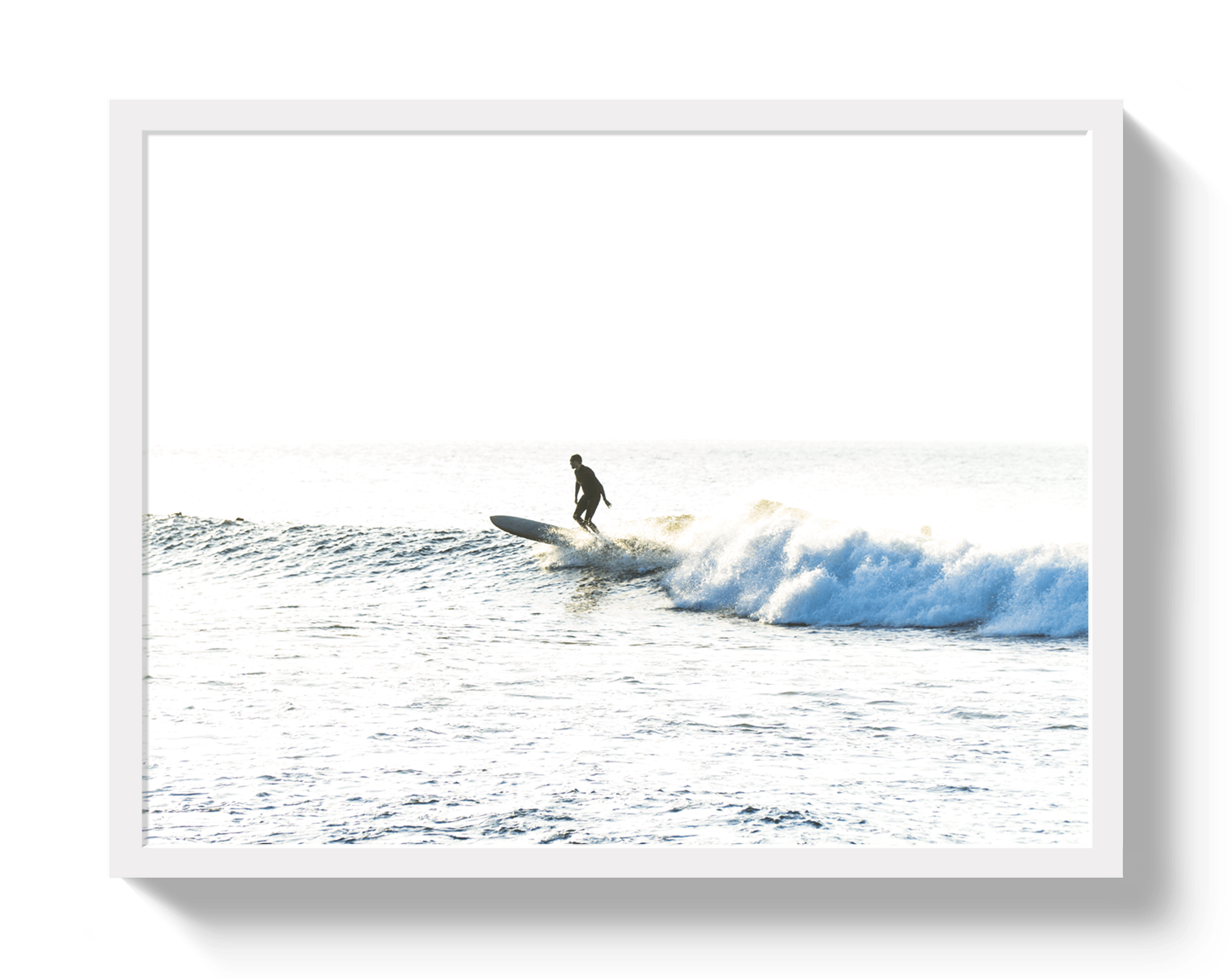 Johnny Vacay White / 11x14 / Full Bleed Soul Surfer
