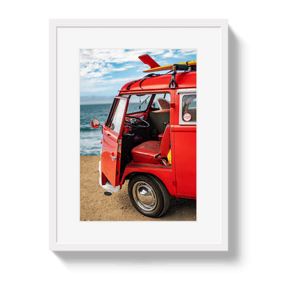 Johnny Vacay White / 11x14 / Border Open Door Policy