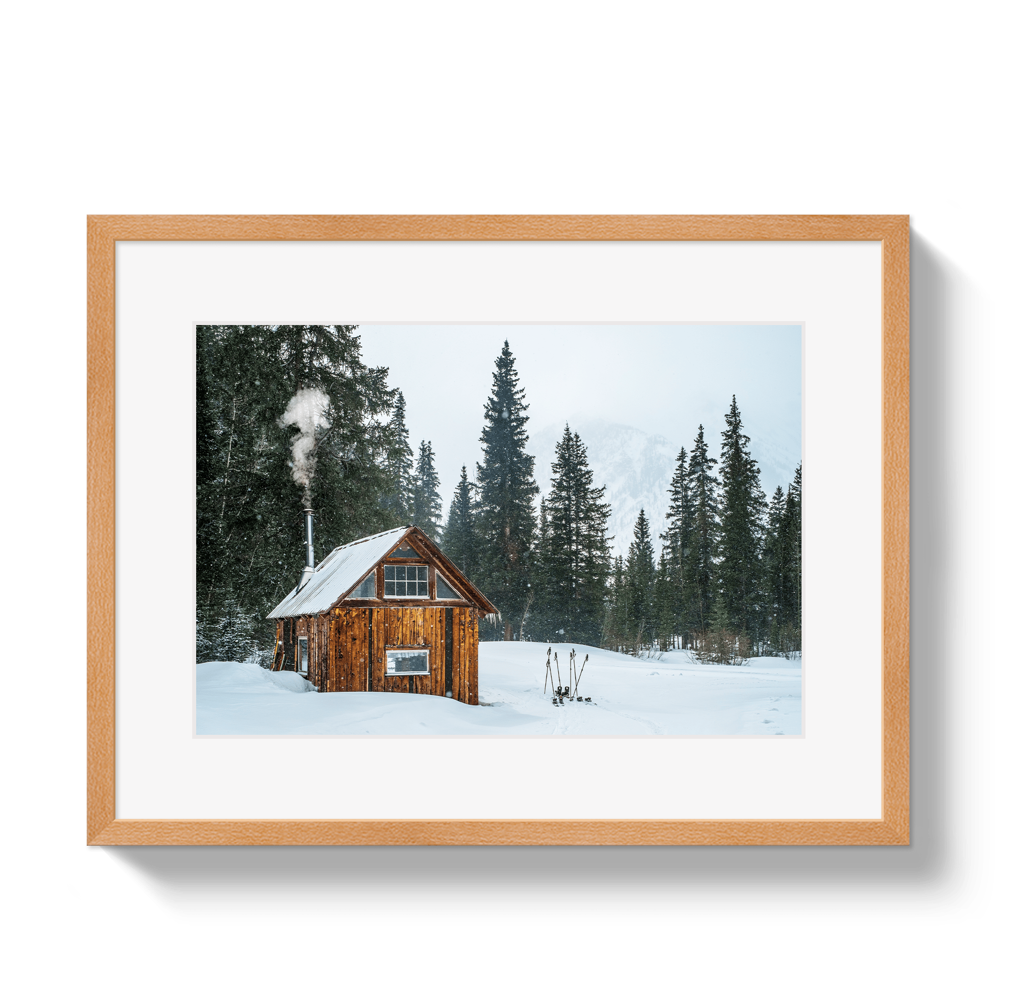 Johnny Vacay Oak / 11x14 / Matte Warming Hut