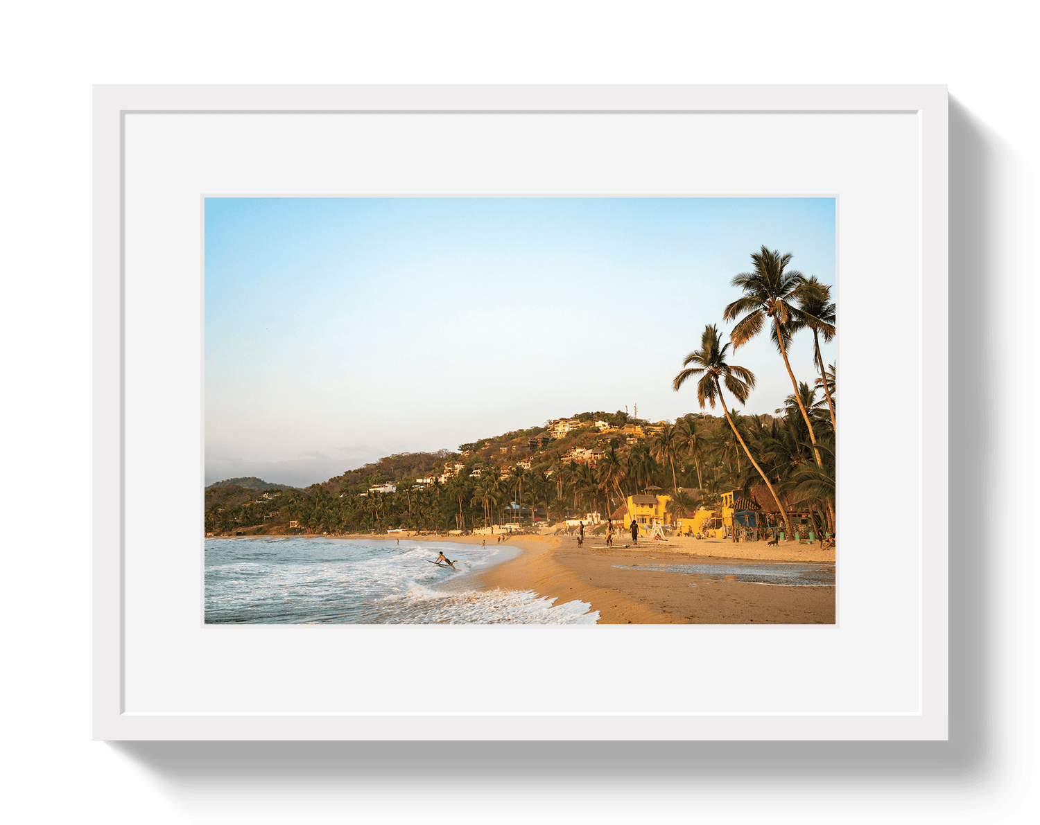 Johnny Vacay White / 11x14 / Matte Sayulita Dreaming