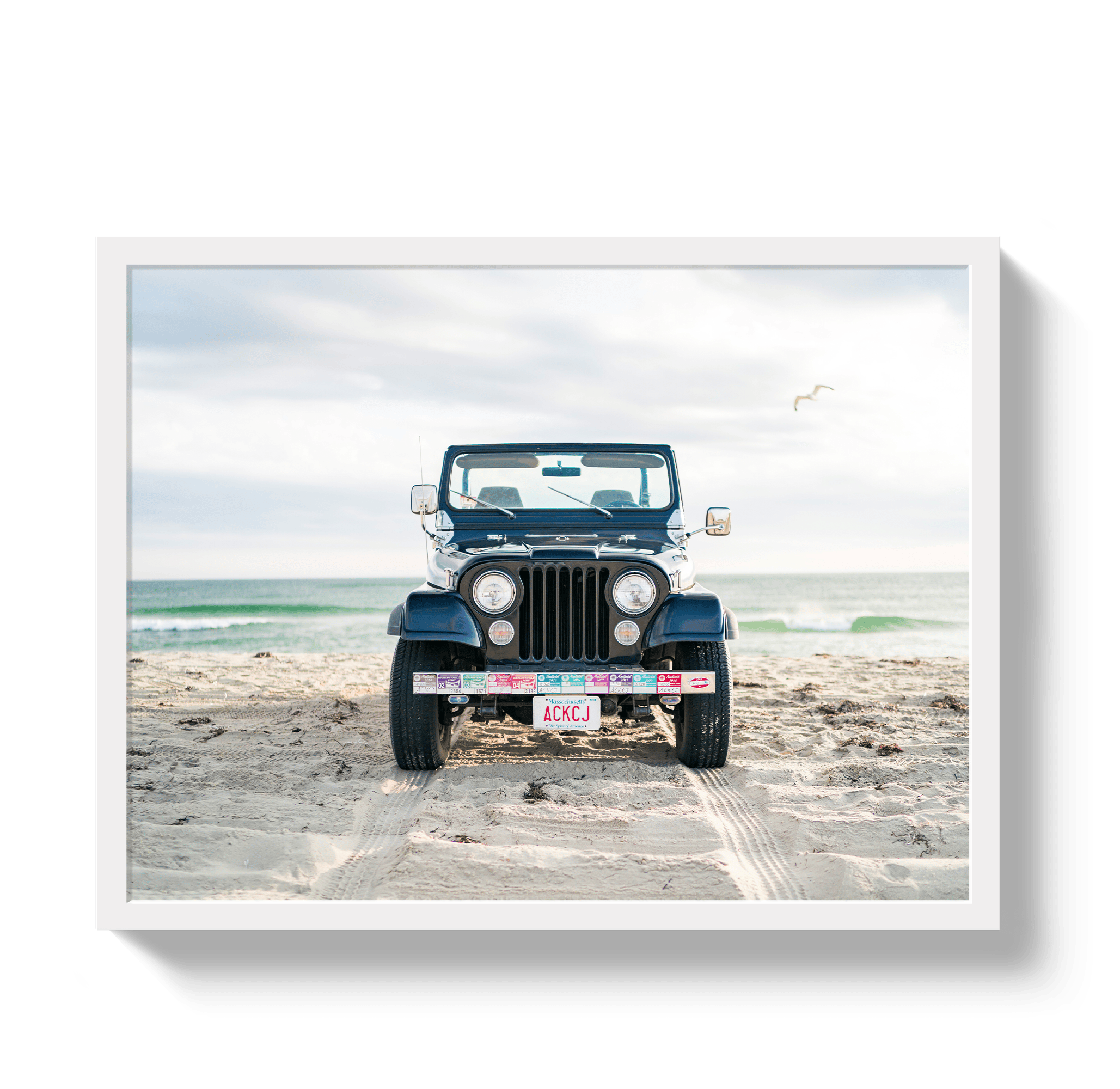 Johnny Vacay Black / 20x24 / Full Bleed Nantucket CJ