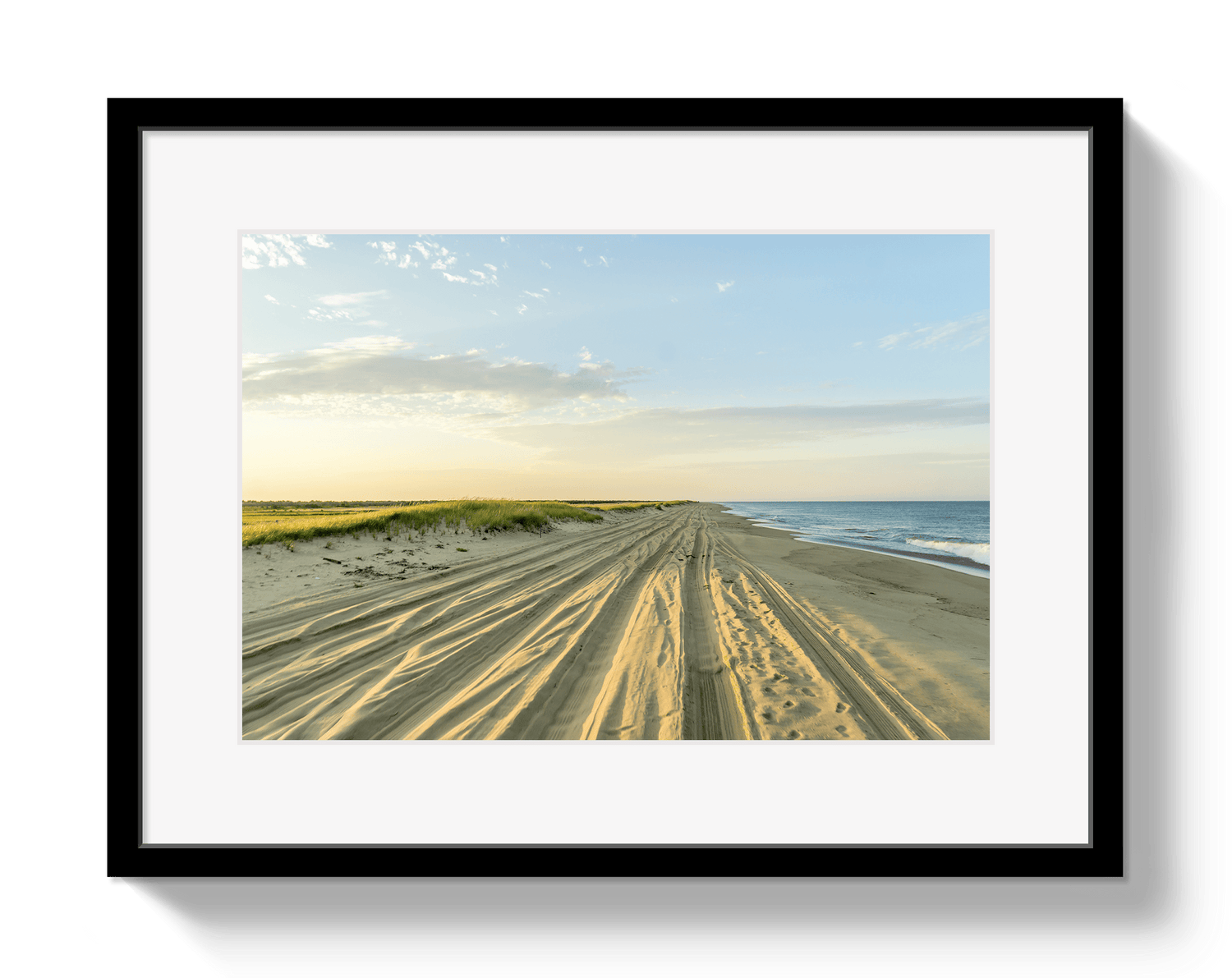 Johnny Vacay Black / 11x14 / Matte Nantucket Golden Hour