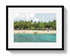 Johnny Vacay Black / 11x14 / Matte Palm Island