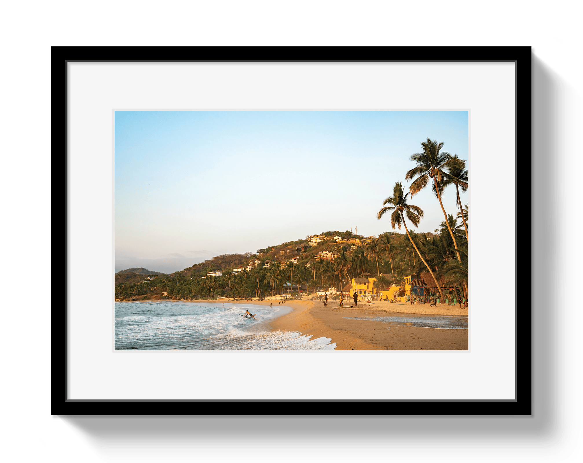 Johnny Vacay Black / 11x14 / Matte Sayulita Dreaming