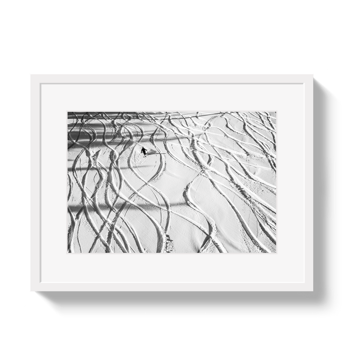 Johnny Vacay White / 11x14 / Border Fresh Lines