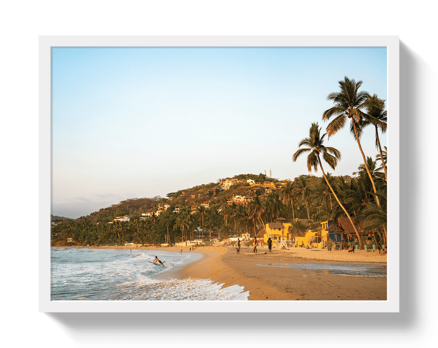 Johnny Vacay White / 11x14 / Full Bleed Sayulita Dreaming