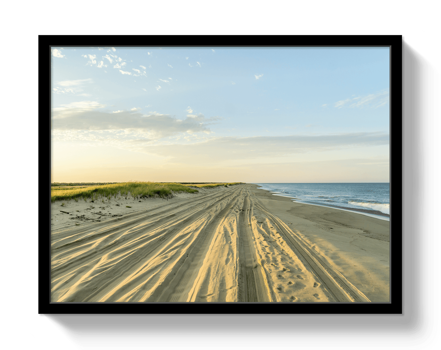 Johnny Vacay Black / 11x14 / Full Bleed Nantucket Golden Hour