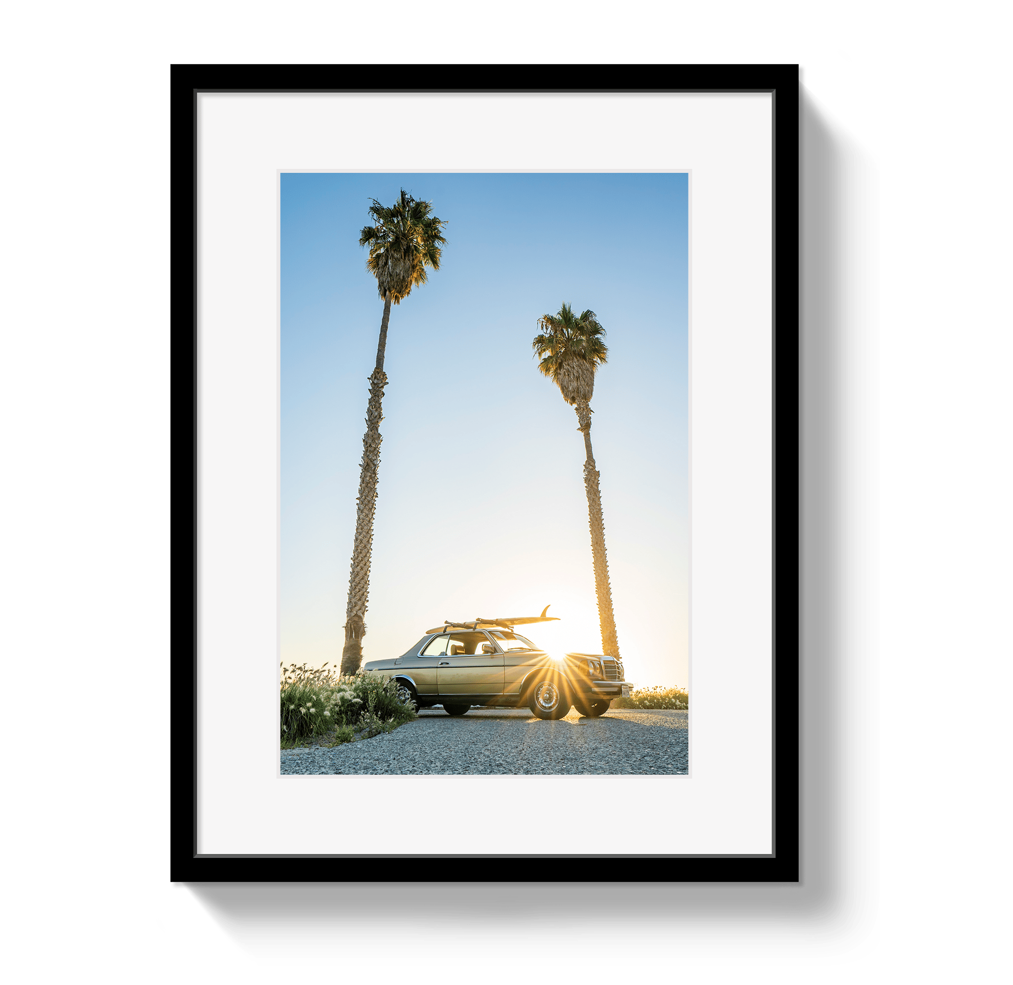 Johnny Vacay Black / 11x14 / Matte The Benz
