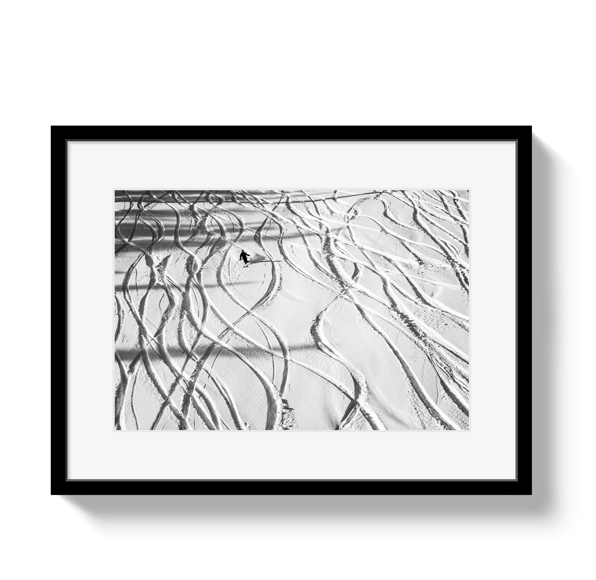 Johnny Vacay Black / 11x14 / Border Fresh Lines