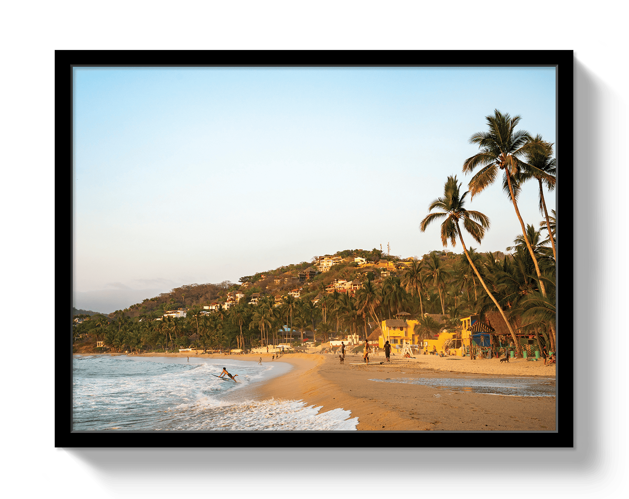 Johnny Vacay Black / 11x14 / Full Bleed Sayulita Dreaming