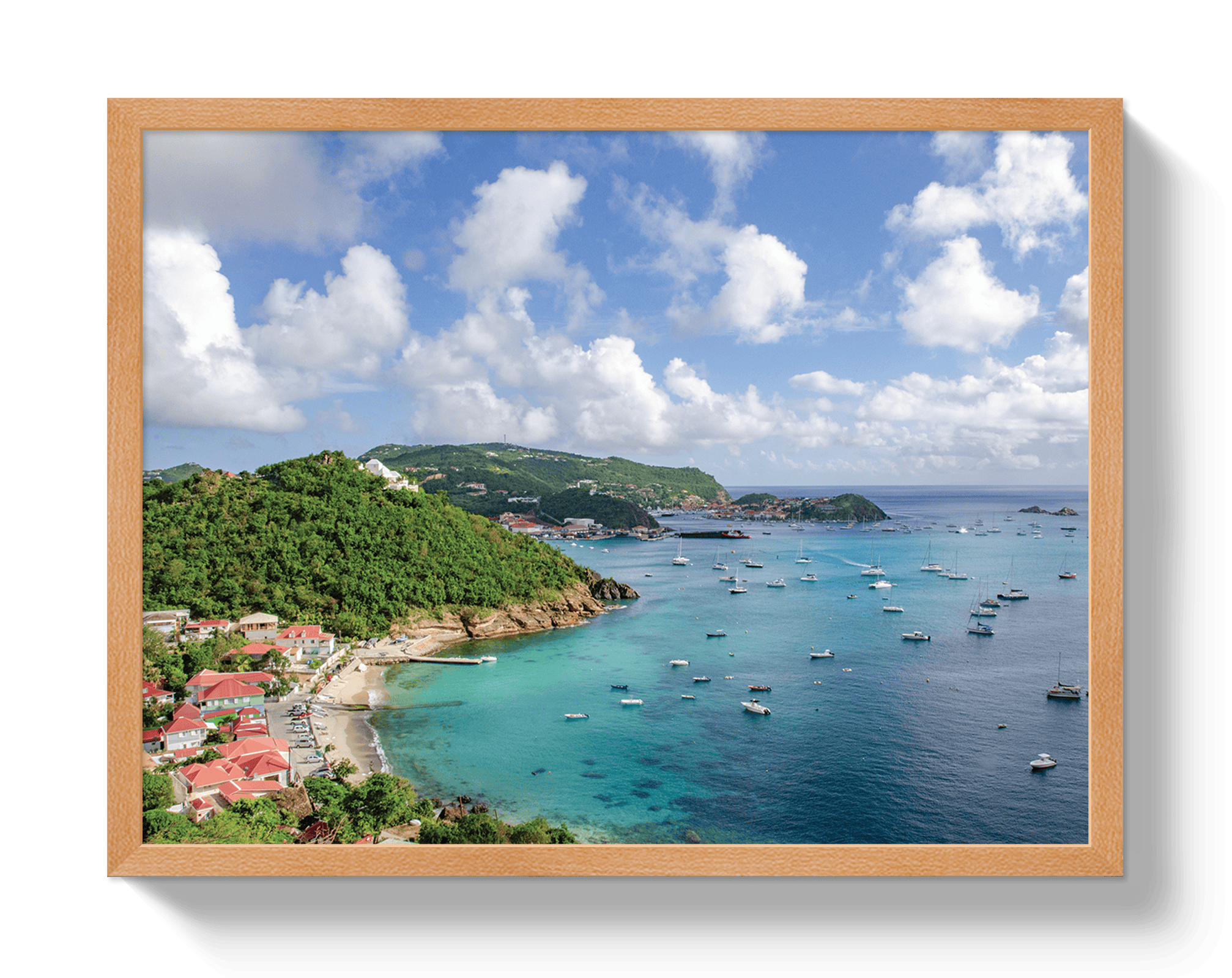Johnny Vacay Oak / 11x14 / Full Bleed St Barths
