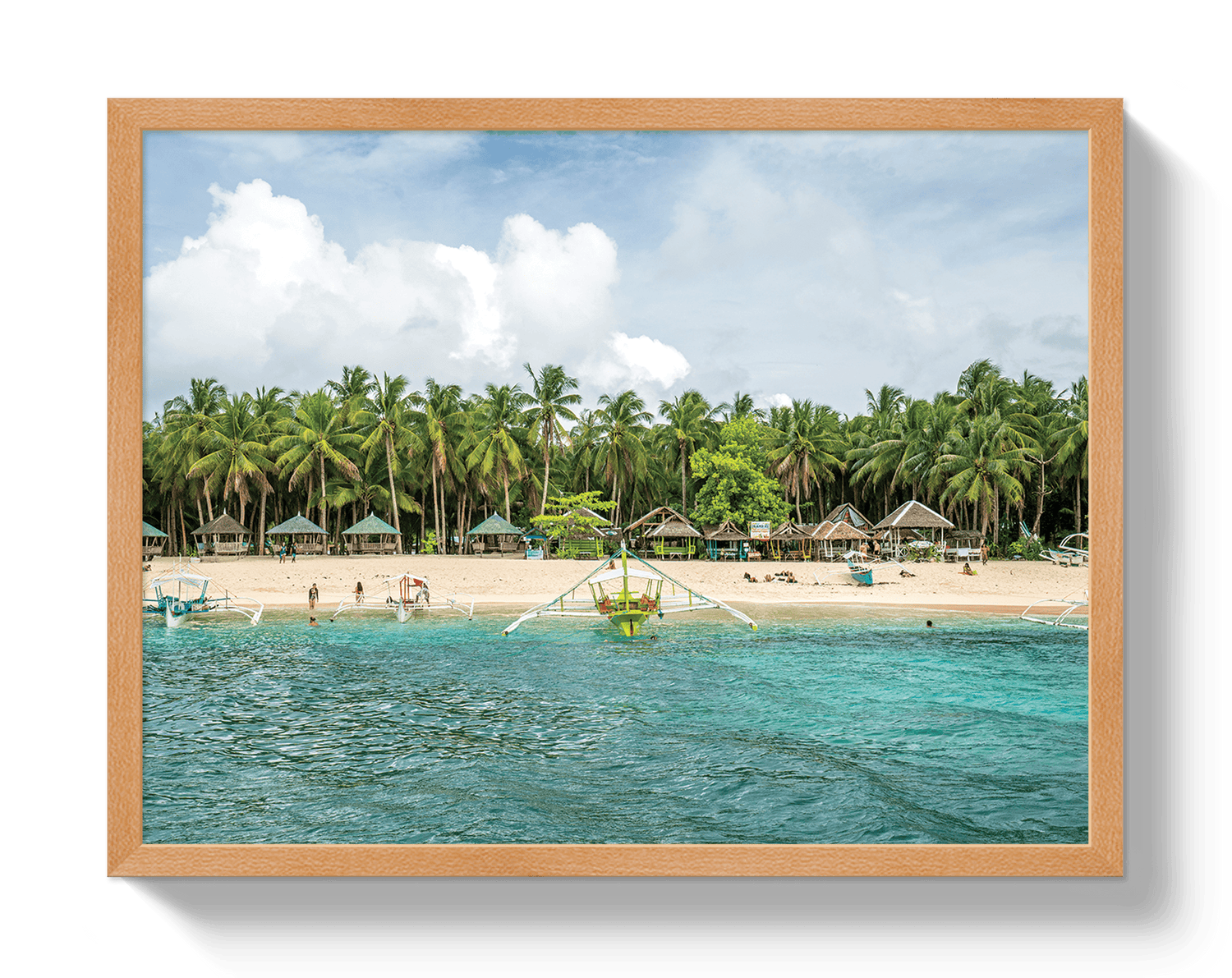 Johnny Vacay Oak / 11x14 / Full Bleed Palm Island