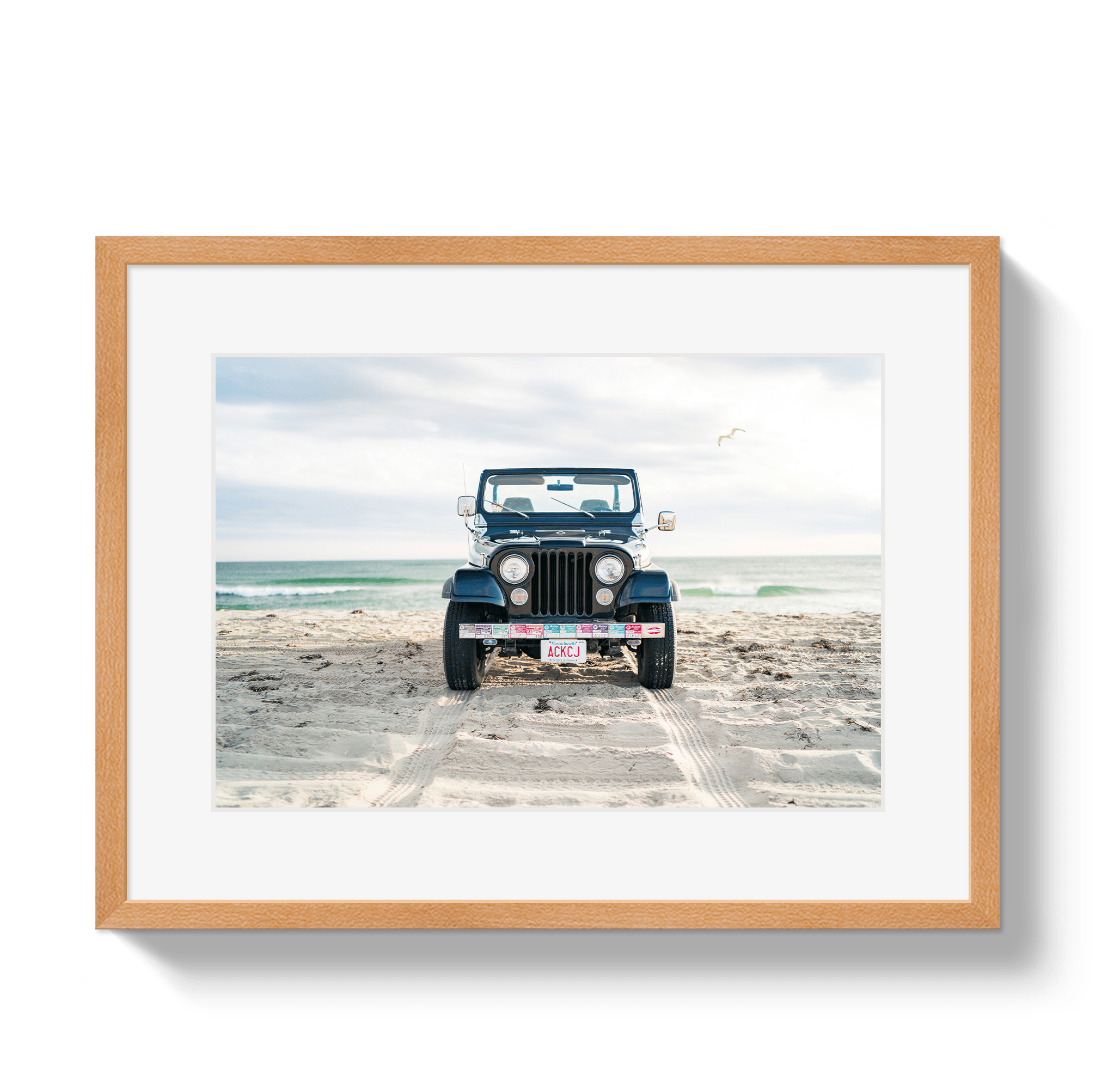 Johnny Vacay Black / 28x38 / Matte Nantucket CJ