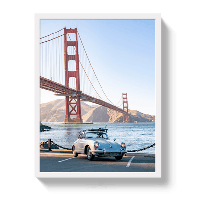 Johnny Vacay White / 11x14 / Full Bleed Golden Gate 356 Portrait