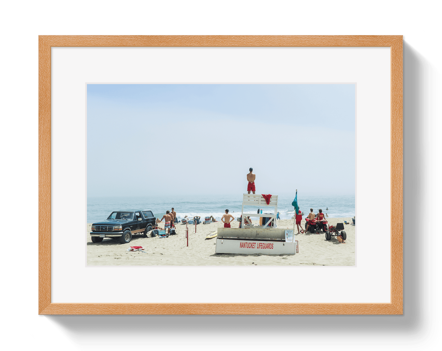 Johnny Vacay Oak / 11x14 / Matte Nantucket Lifegaurds